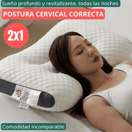 Therapy Somnia -  Almohada Ortopedica 3D Con Alineación Cervical - OFERTA 2x1