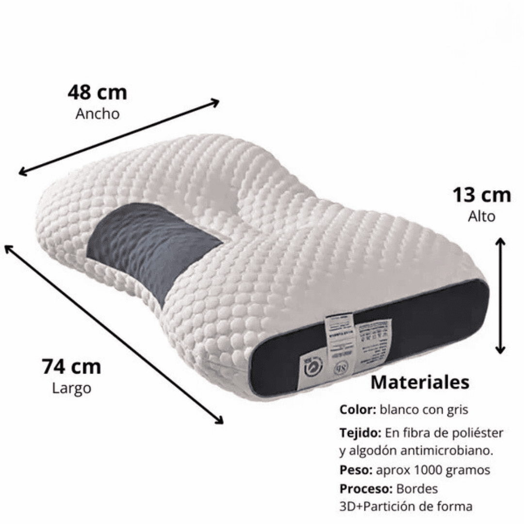 Therapy Somnia -  Almohada Ortopedica 3D Con Alineación Cervical - OFERTA 2x1